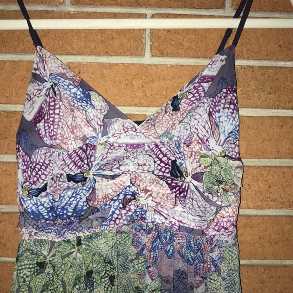 🧚🏻‍♀️URBAN OUTFITTERS🧚🏻‍♀️LILLYPAD PRINT DRESS - Picture 6 of 7